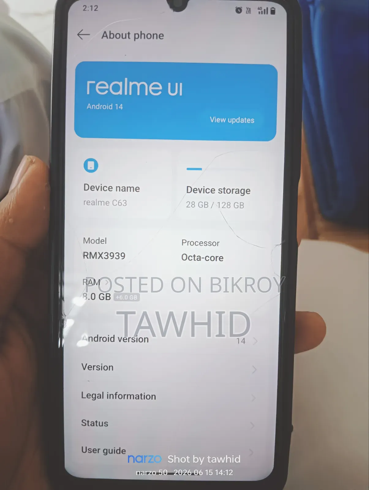 Realme 128 GB Purple