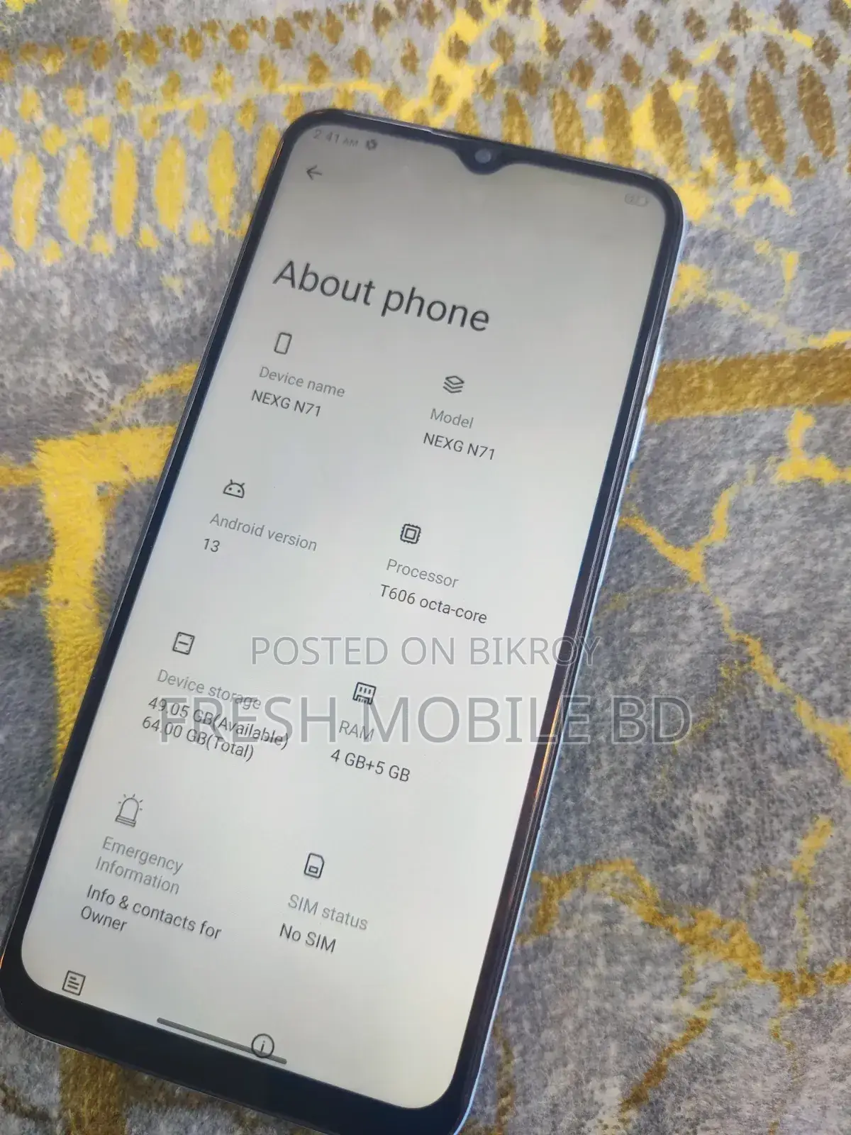 Walton NEXG N71 PLUS 128 GB