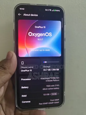 New OnePlus 15 256 GB Rose Gold