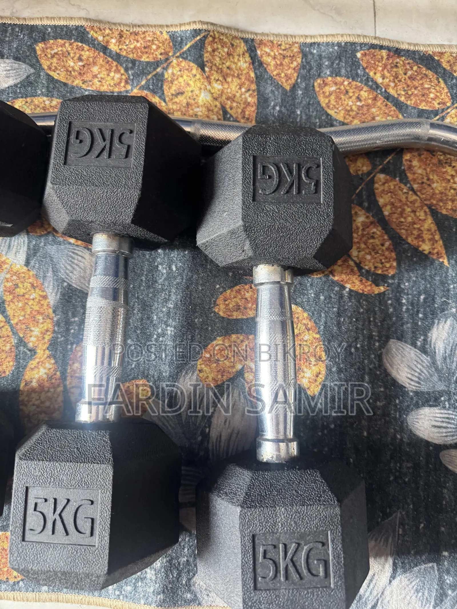 Gym Equipment - ( Dumbbell, Rod, Plate ) Best Quality