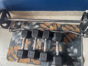 Gym Equipment - ( Dumbbell, Rod, Plate ) Best Quality