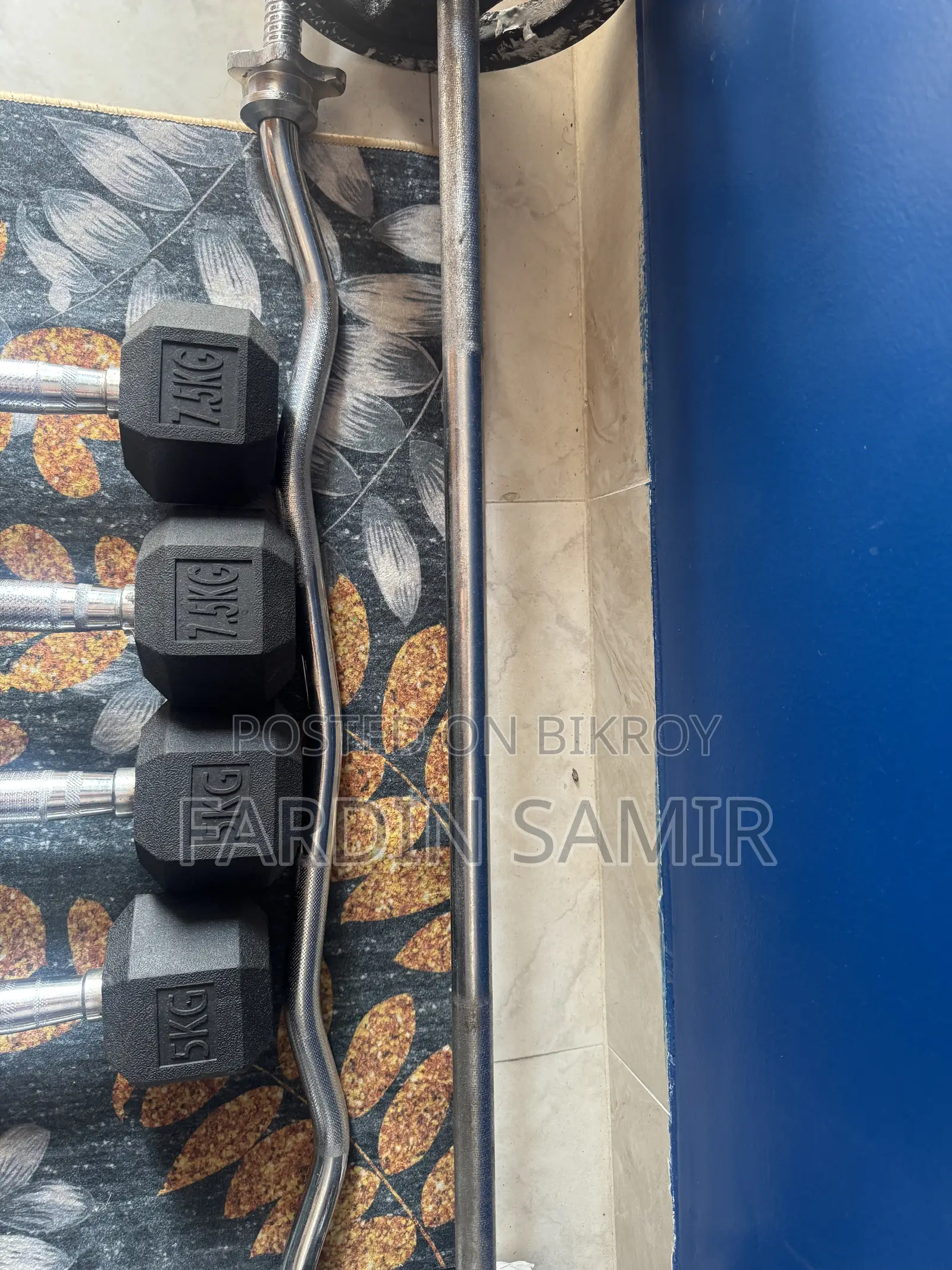 Gym Equipment - ( Dumbbell, Rod, Plate ) Best Quality