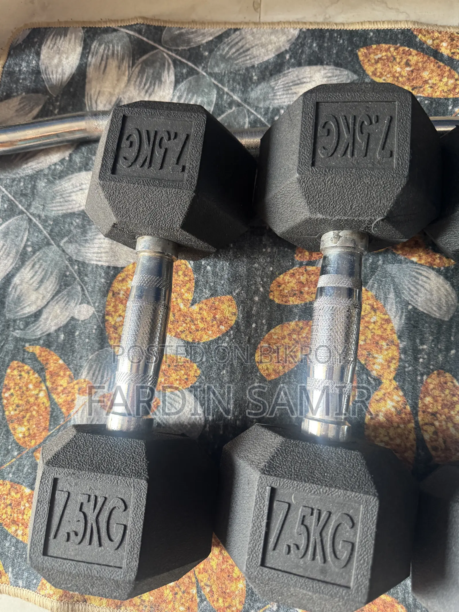 Gym Equipment - ( Dumbbell, Rod, Plate ) Best Quality
