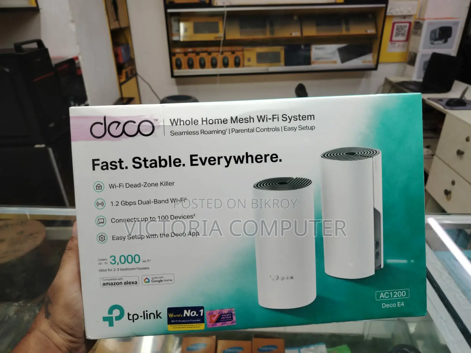 Tp-Link Deco M4-Mesh Wi-Fi System Ac1200 Dual-Band Router
