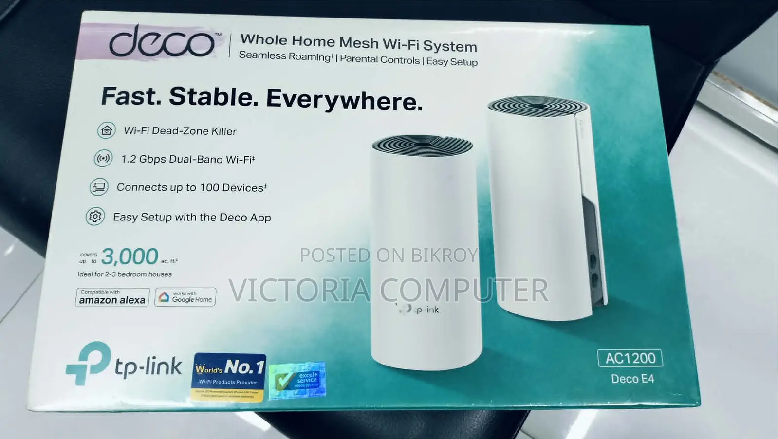 Tp-Link Deco M4-Mesh Wi-Fi System Ac1200 Dual-Band Router