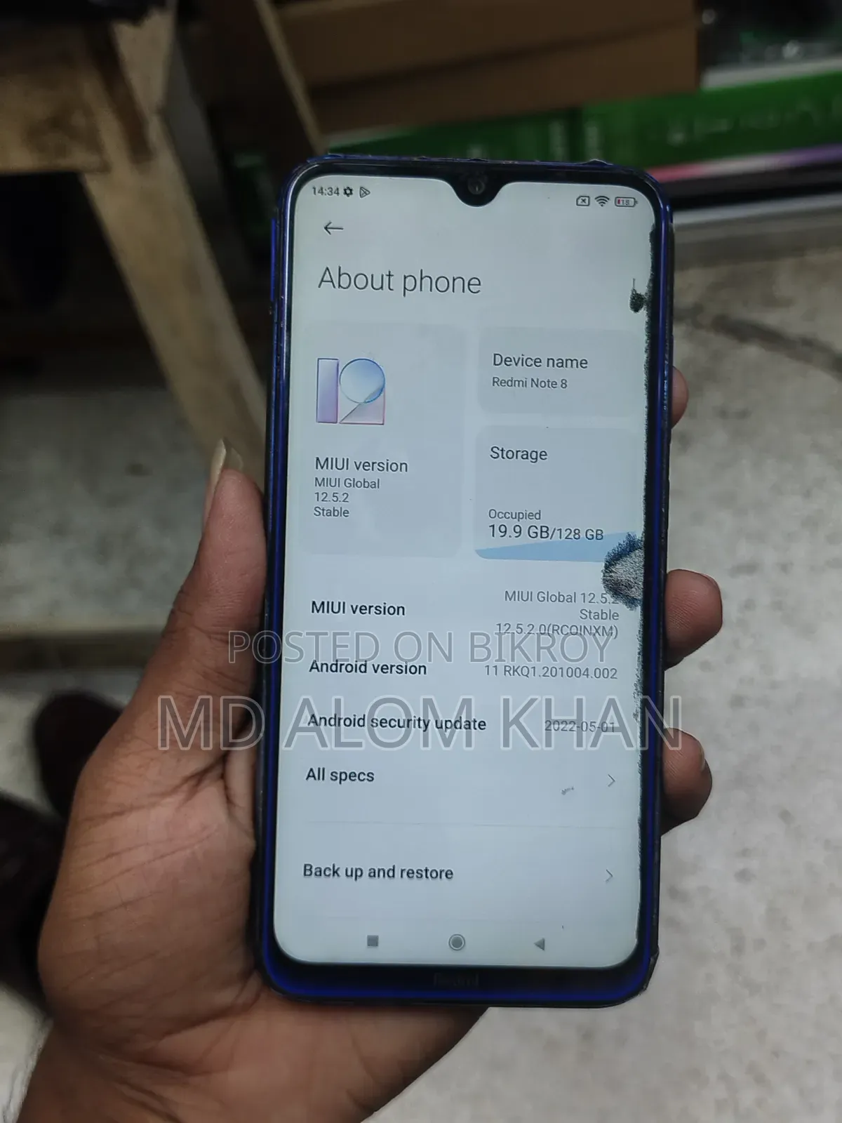 Xiaomi Redmi Note 8 128 GB Blue