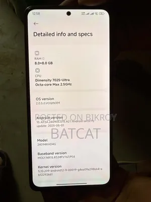New Xiaomi Redmi Note 14 5G 256 GB Black