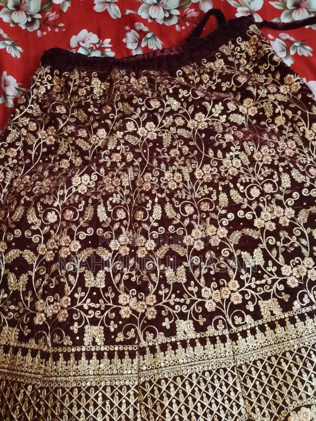 Velvet Lehenga