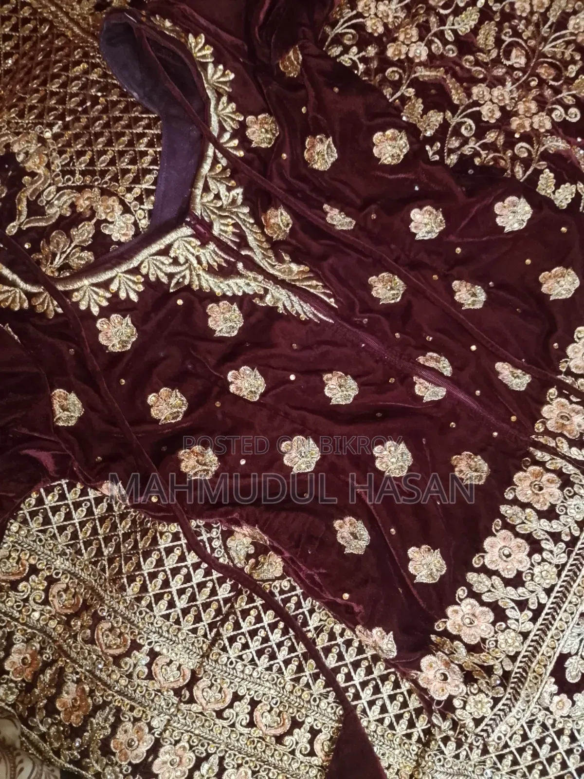 Velvet Lehenga