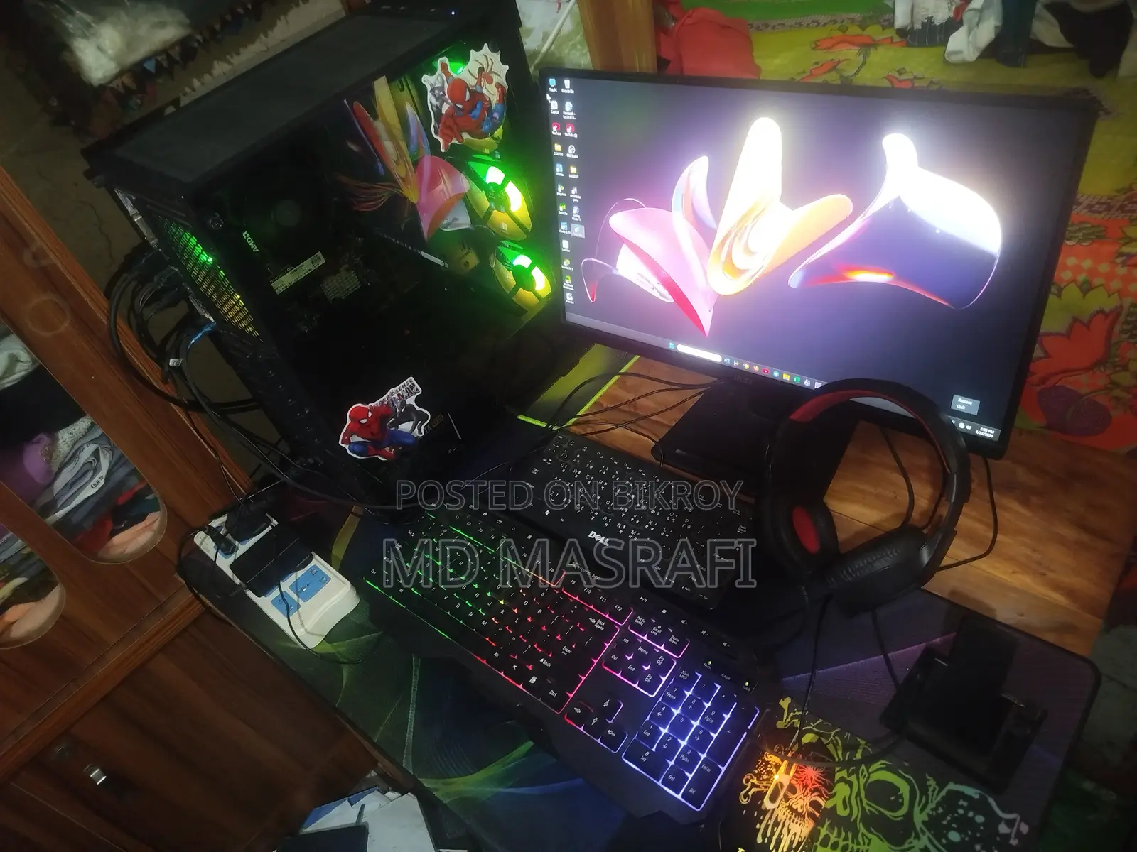 Desktop Computer MSI Model 16GB AMD Ryzen 5 SSD 500GB