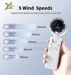 Xundd Xdot-065 Folding High Speed Handheld Fan