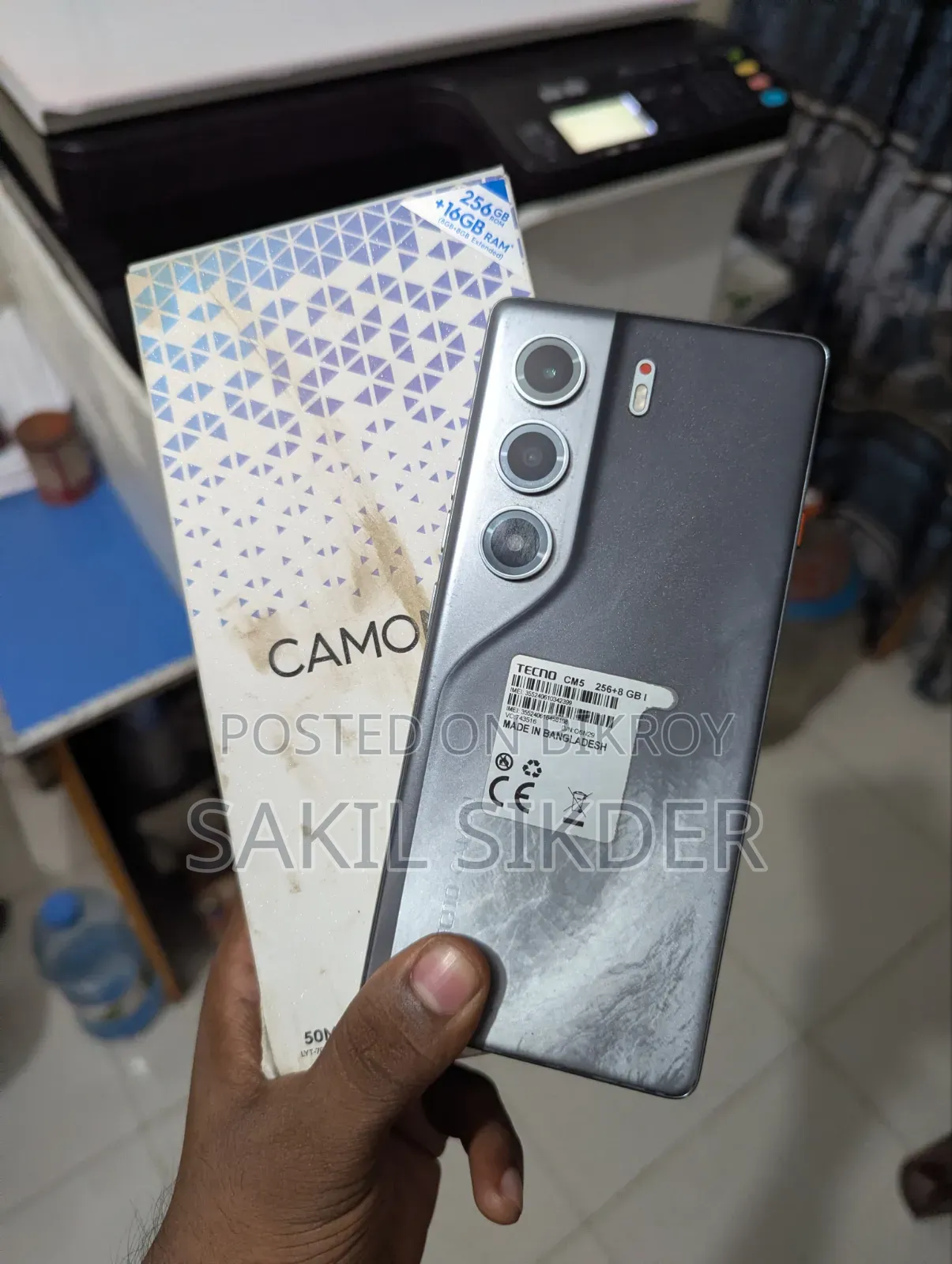 Tecno Camon 40 256 GB Blue