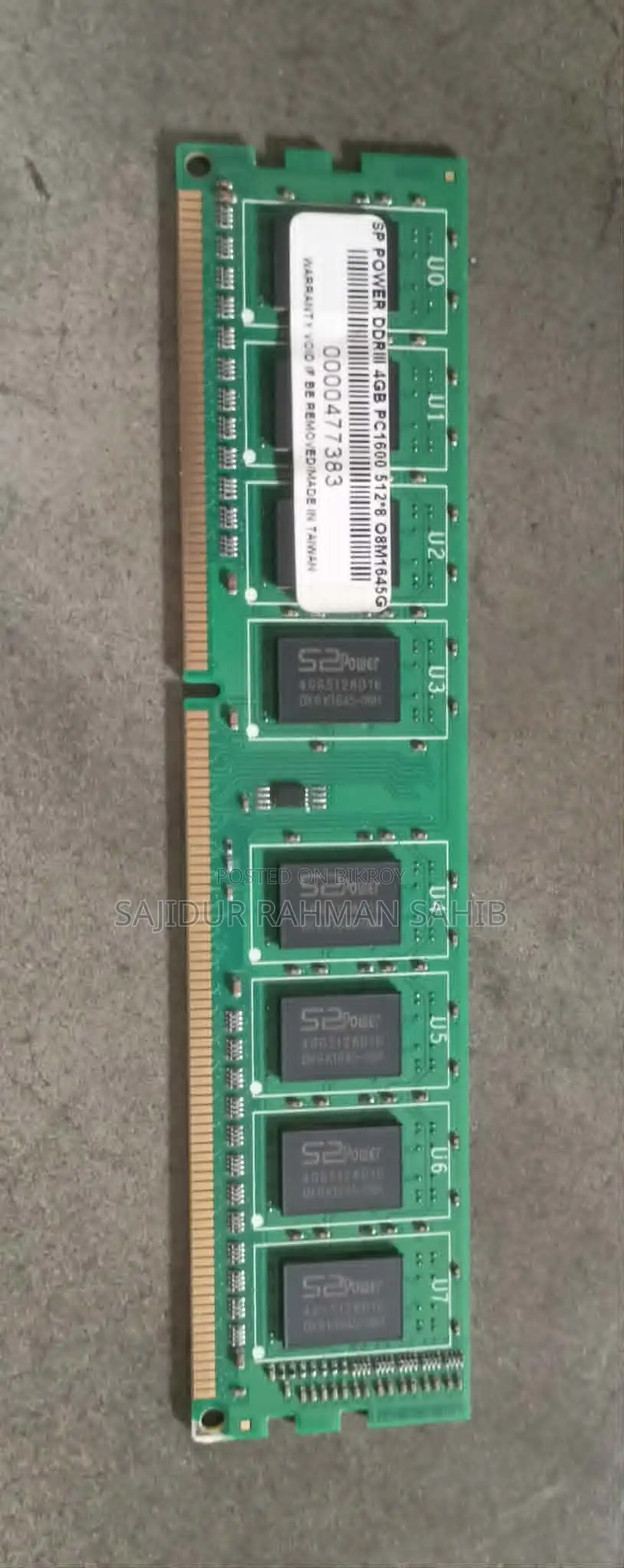 DDR 3 4 GB RAM