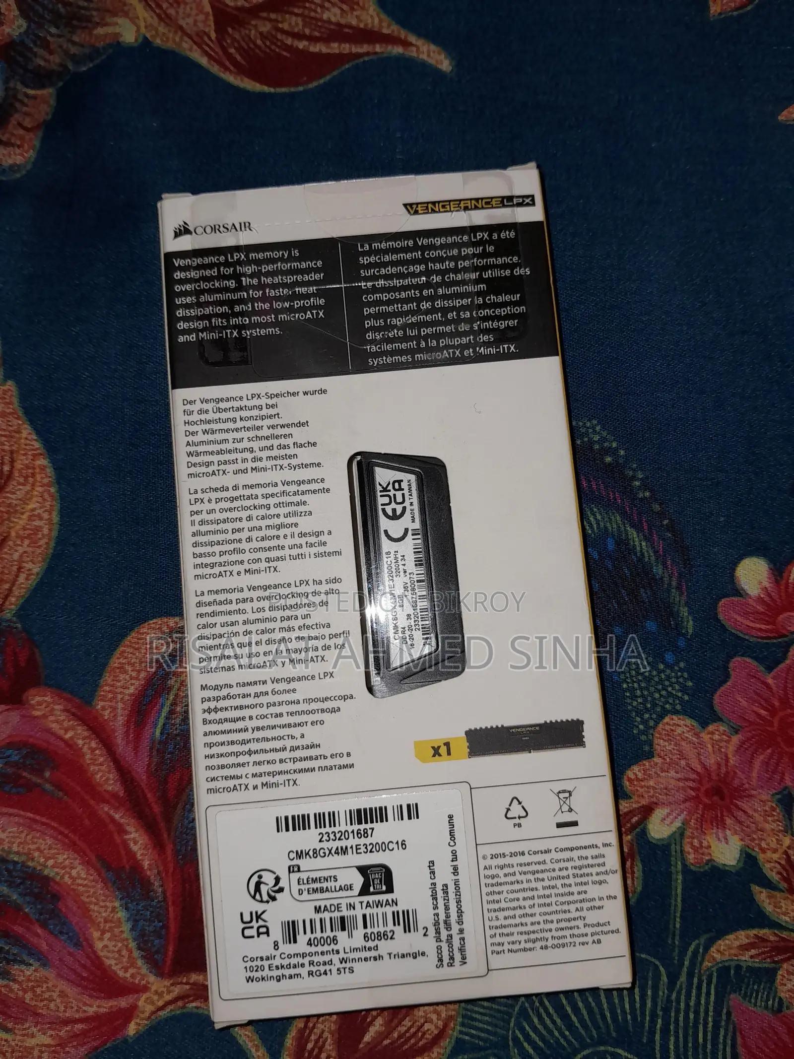 DDR 4 RAM 8GB