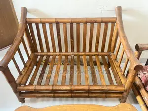 Shegun Wood Sofa (2+2+1) + Tea Table and Foam Included