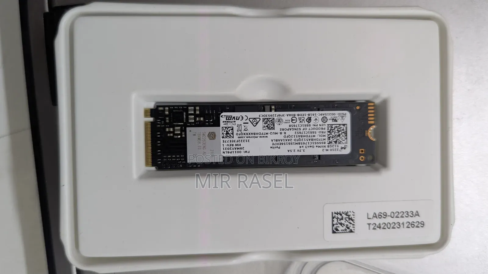 Samsung NVMe M.2 512GB SSD