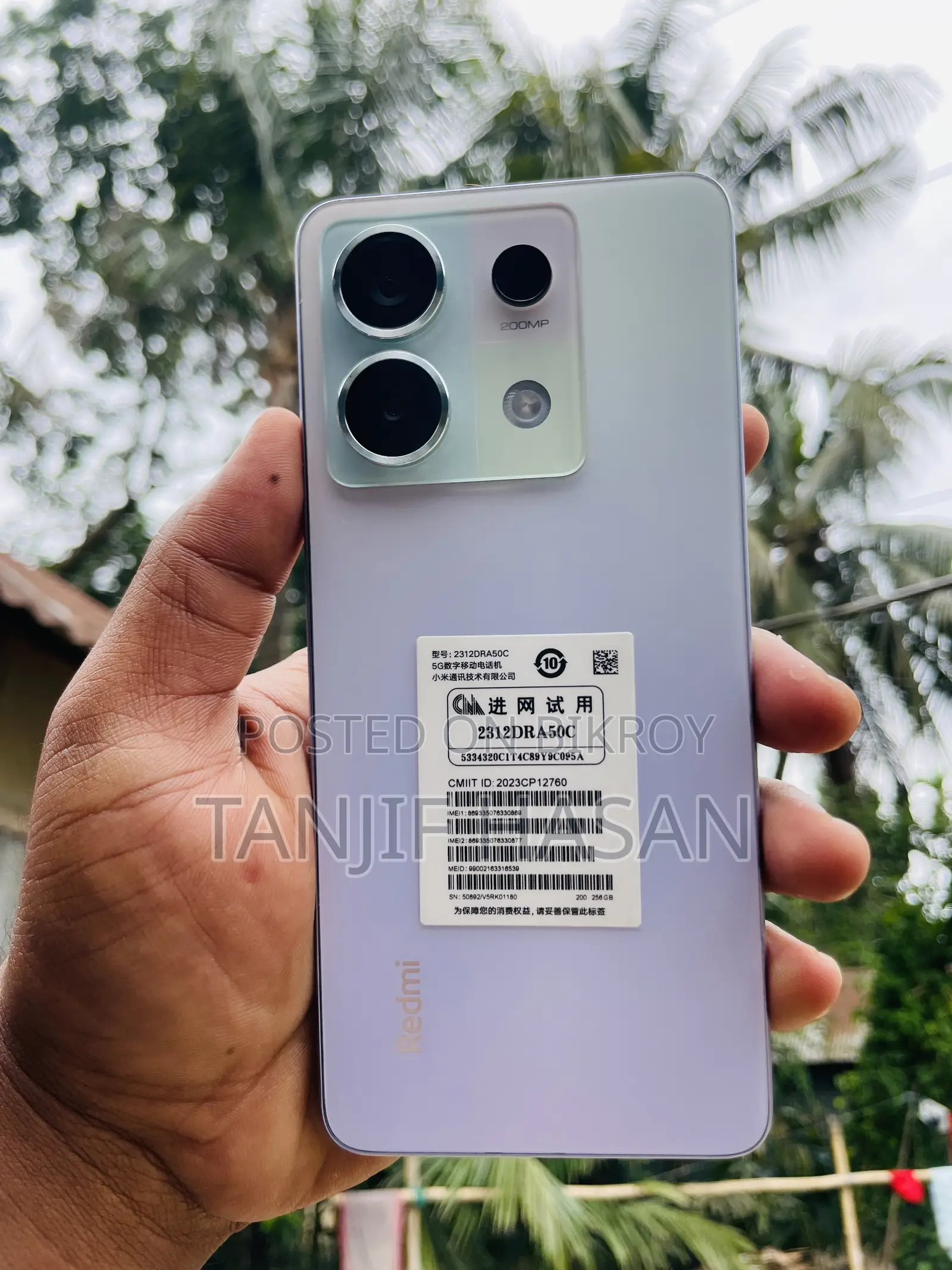 Xiaomi Redmi Note 13 Pro 5G 256 GB Purple