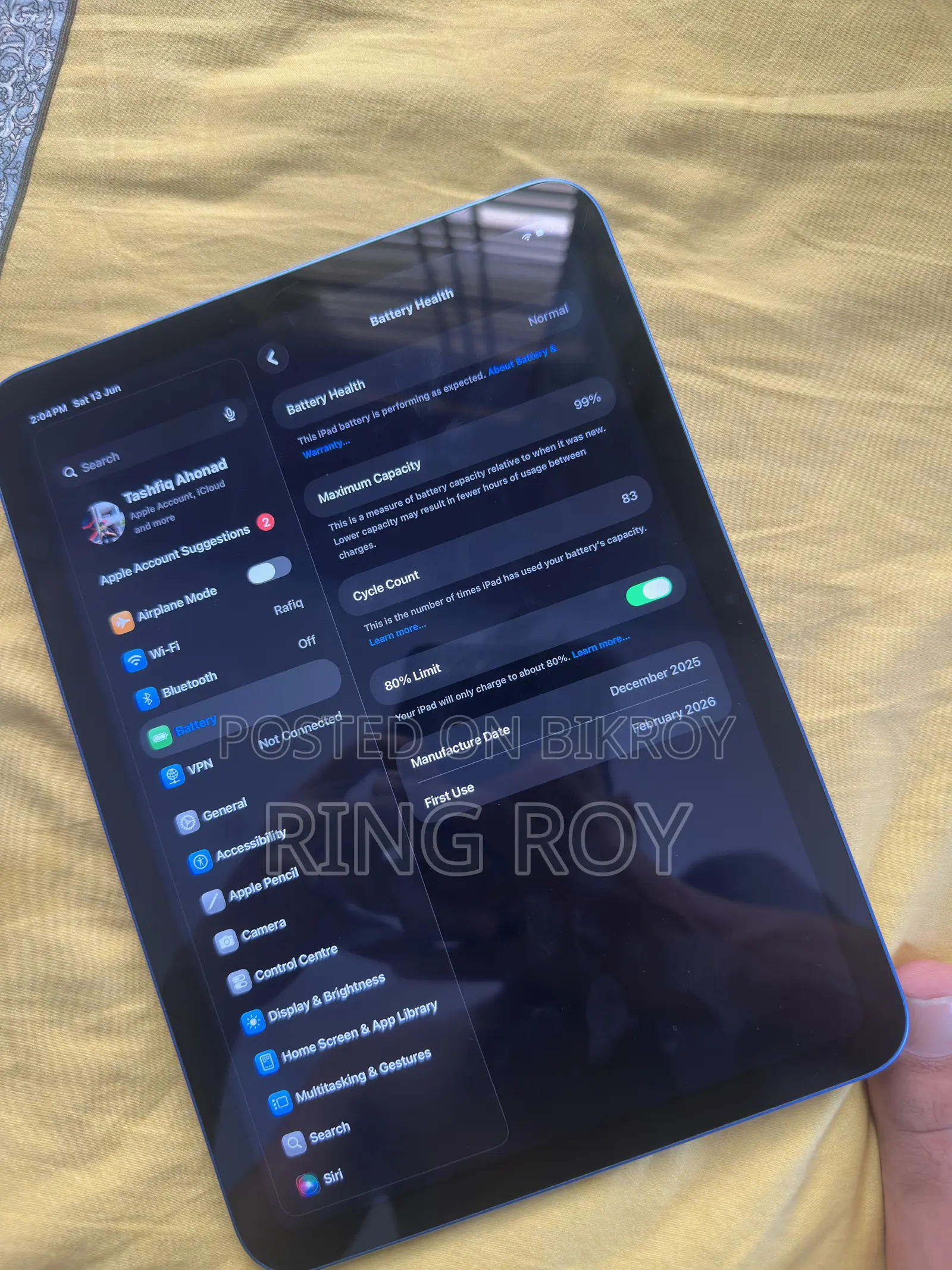 Apple iPad (2025) 128 GB Blue