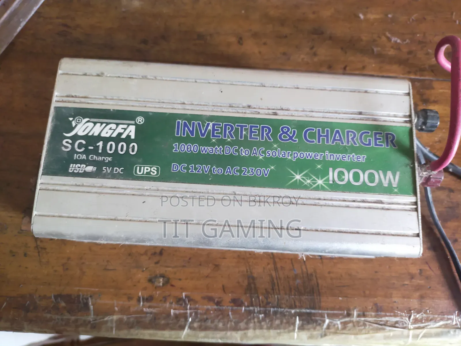 Yongfa 4 In1 1000w Solar Inverter+ Bettery Charger + Auto Cut Off Ups