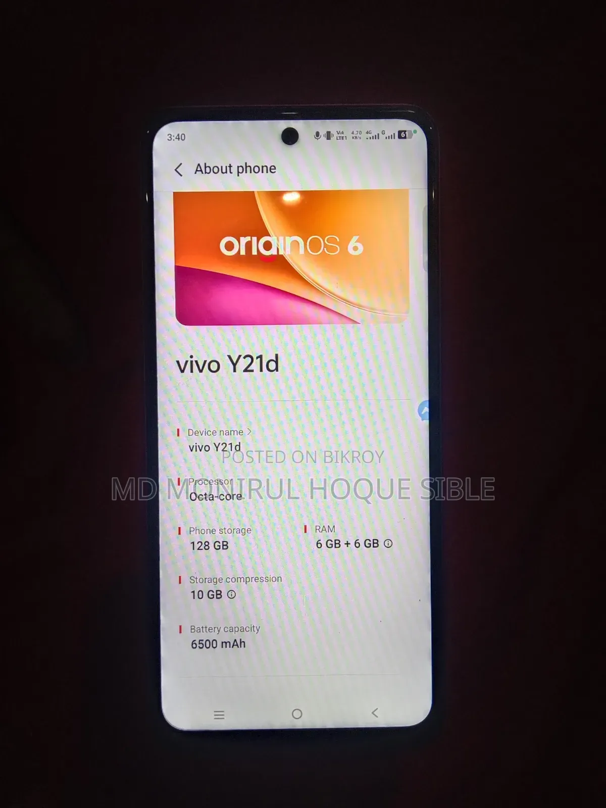 Vivo Y21d 128 GB