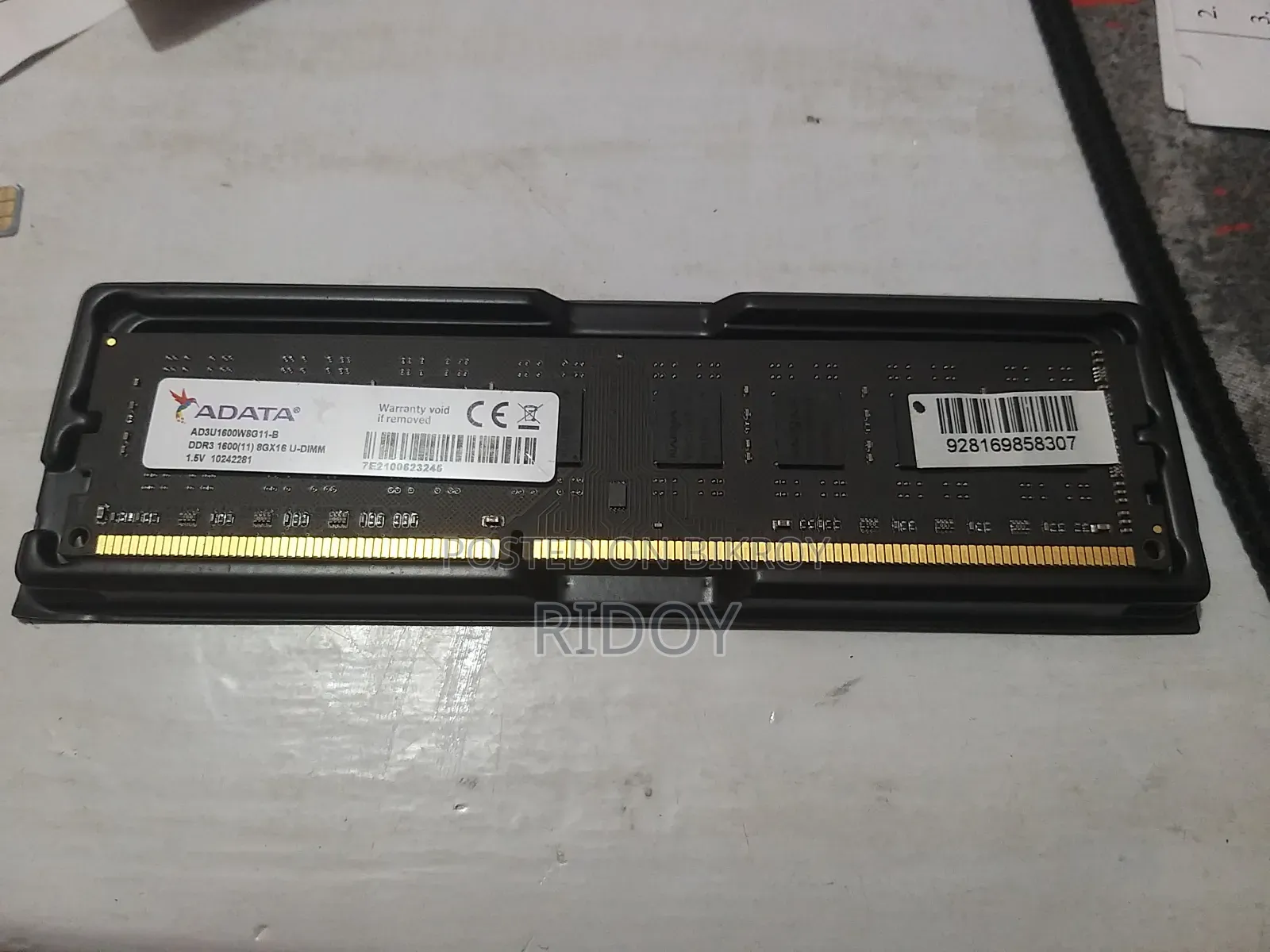 Adata DDR3 8GB 1600 New