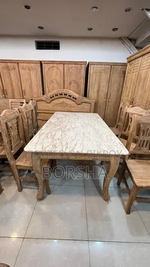 Dining Table With Marble Top