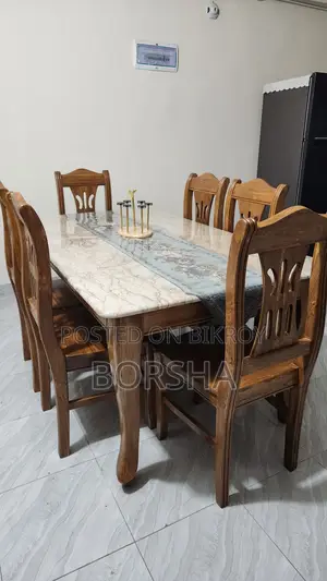 Dining Table With Marble Top