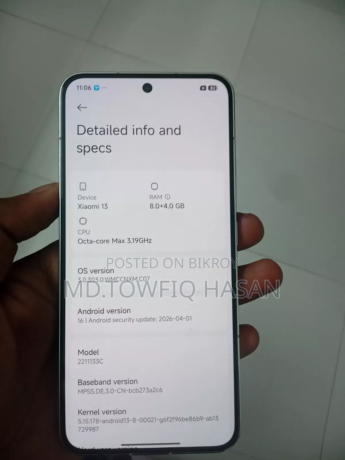 Xiaomi 13 256 GB White