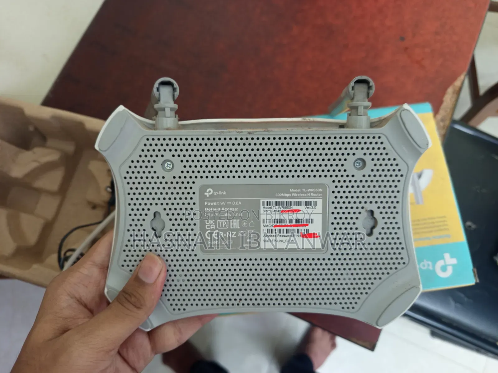 Tp-Link Tl-Wr850n, Single-Band (2.4 Ghz) Wi-Fi 4 Router.