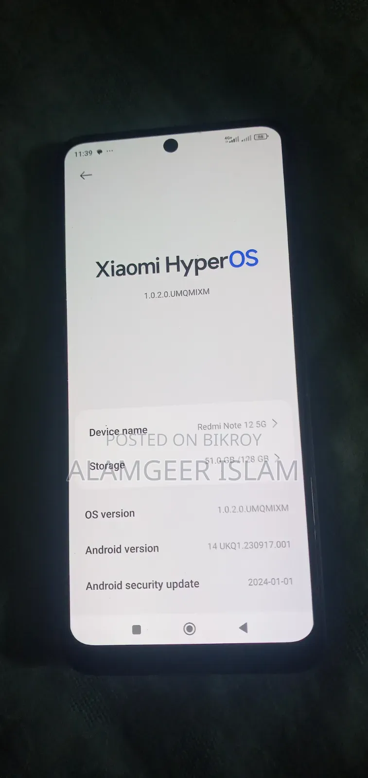Xiaomi Redmi Note 12 128 GB Black