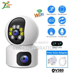 CBS 2MP + 2MP HD Dual Lens WiFi IP Smart Doll Camera