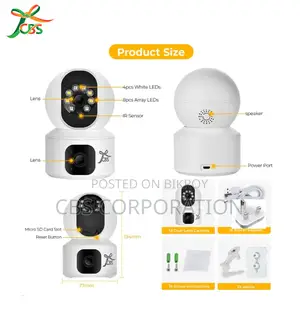 CBS 2MP + 2MP HD Dual Lens WiFi IP Smart Doll Camera