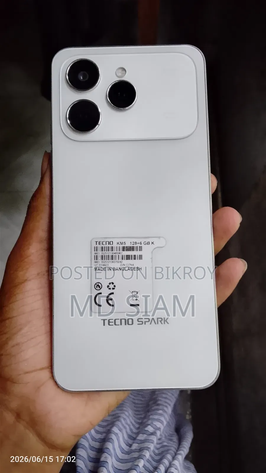 Tecno Spark 40 128 GB White