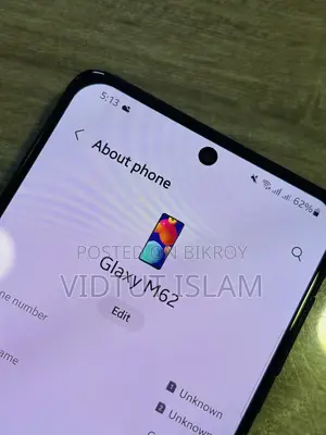 Samsung Galaxy M62 128 GB Black