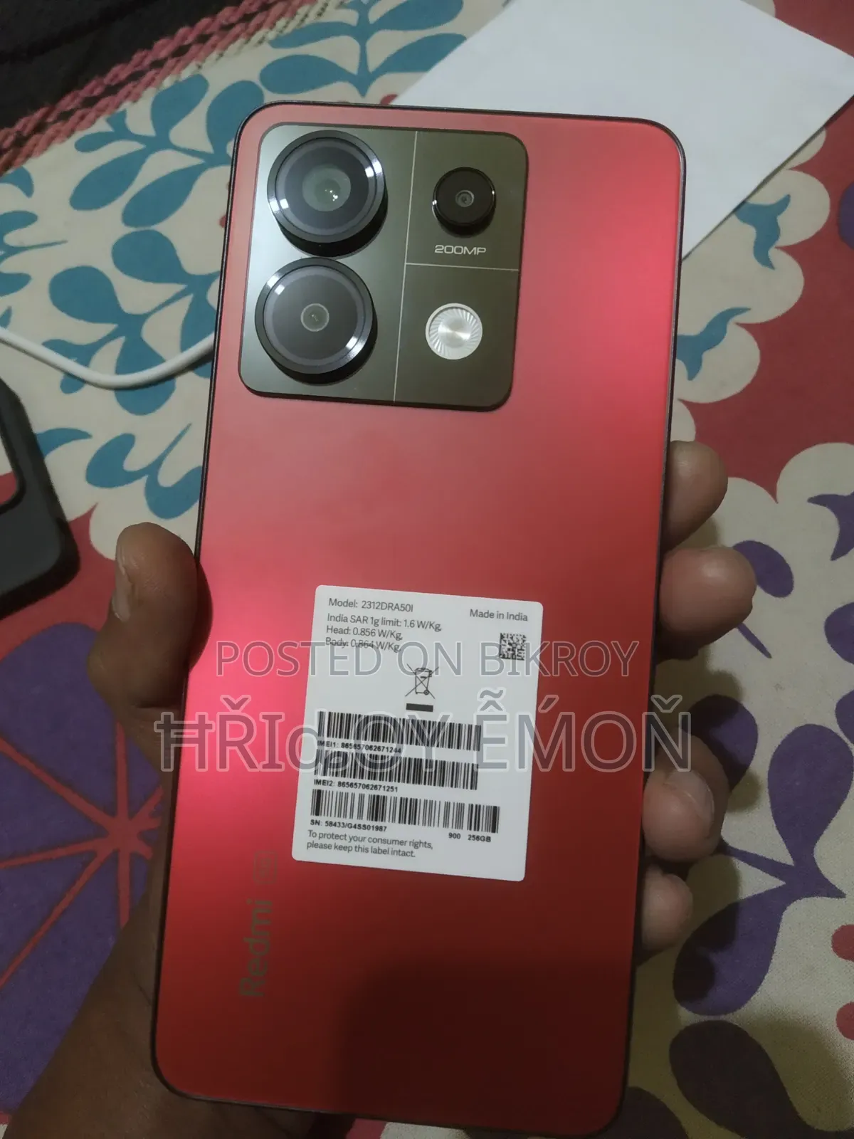 Xiaomi Redmi Note 13 Pro 5G 256 GB Red