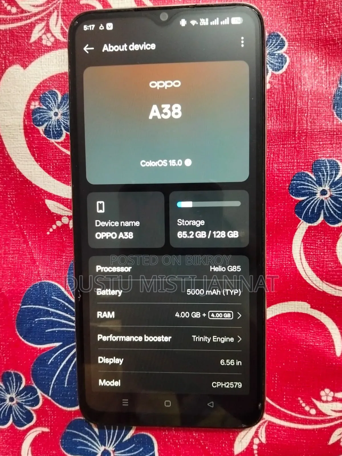 Oppo A38 128 GB Gold