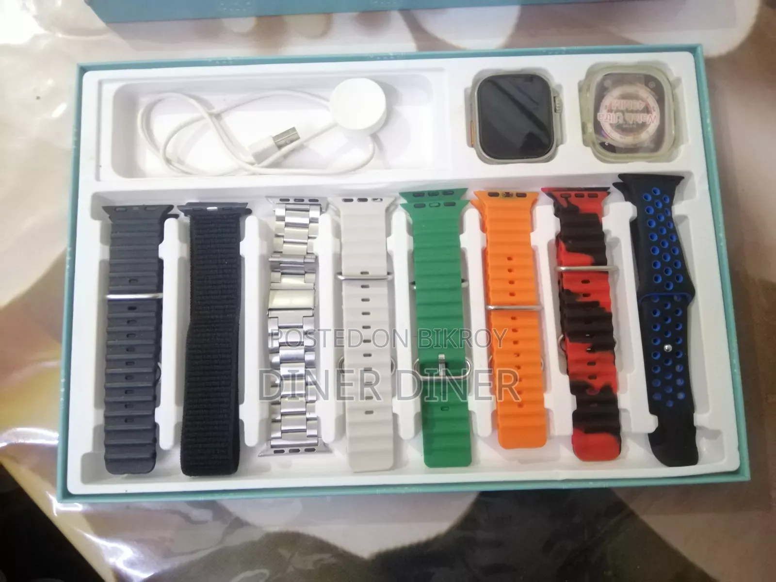 Y99 Smart Watch At Low Price Full Fresh Condition With 8 Belts