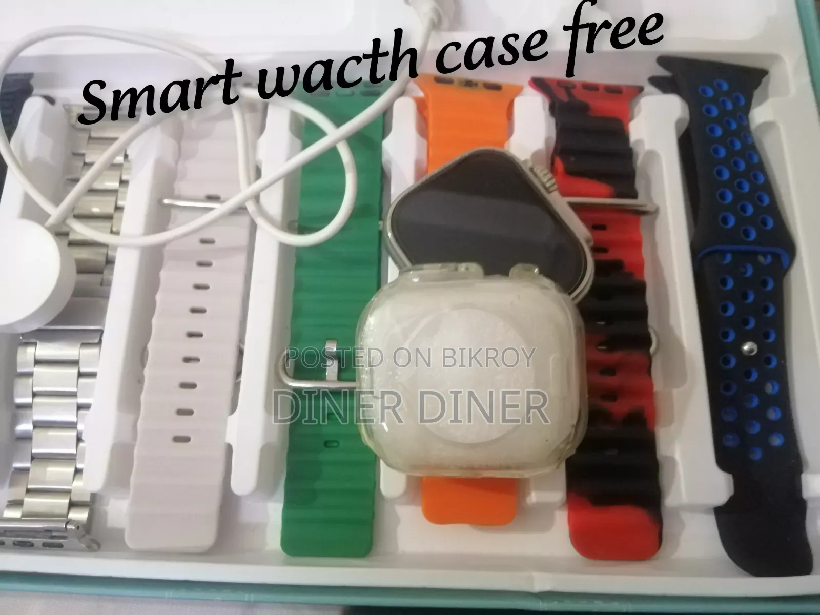 Y99 Smart Watch At Low Price Full Fresh Condition With 8 Belts