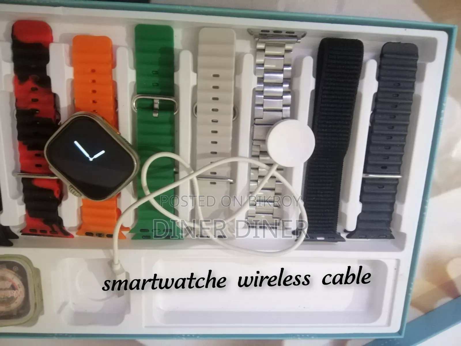 Y99 Smart Watch At Low Price Full Fresh Condition With 8 Belts