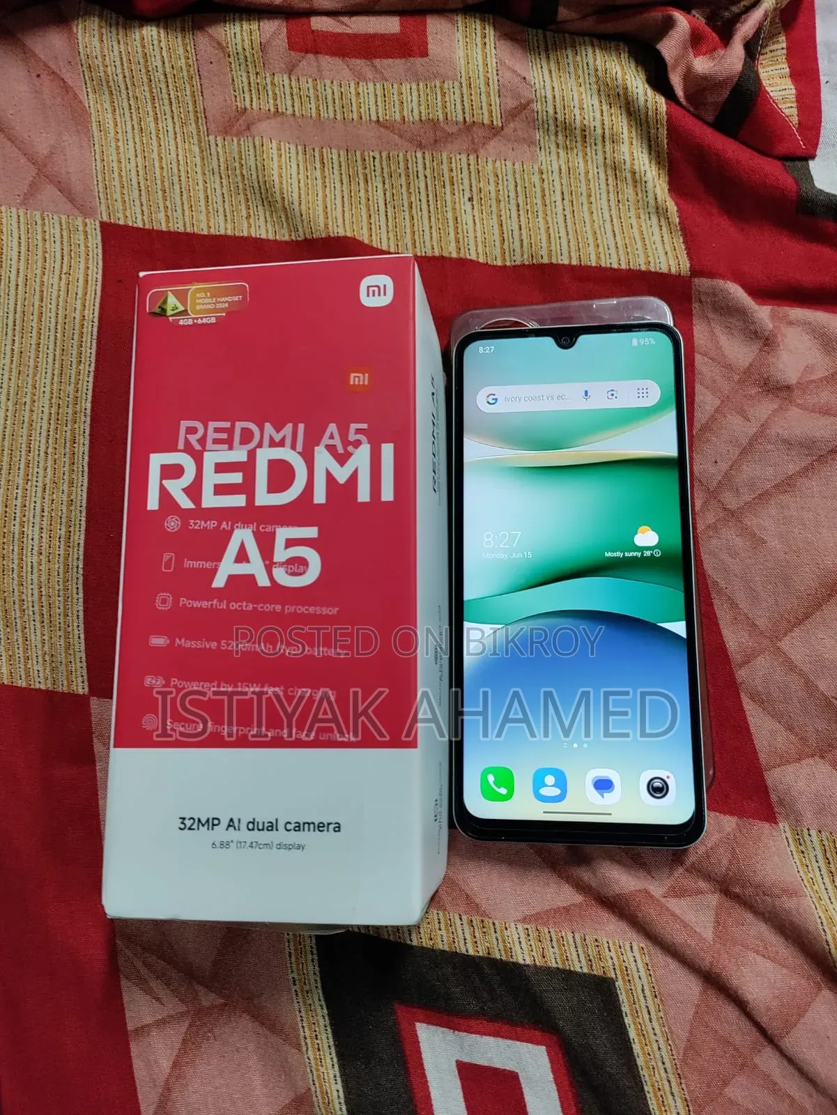 New Xiaomi Redmi A5 4G 64 GB Green