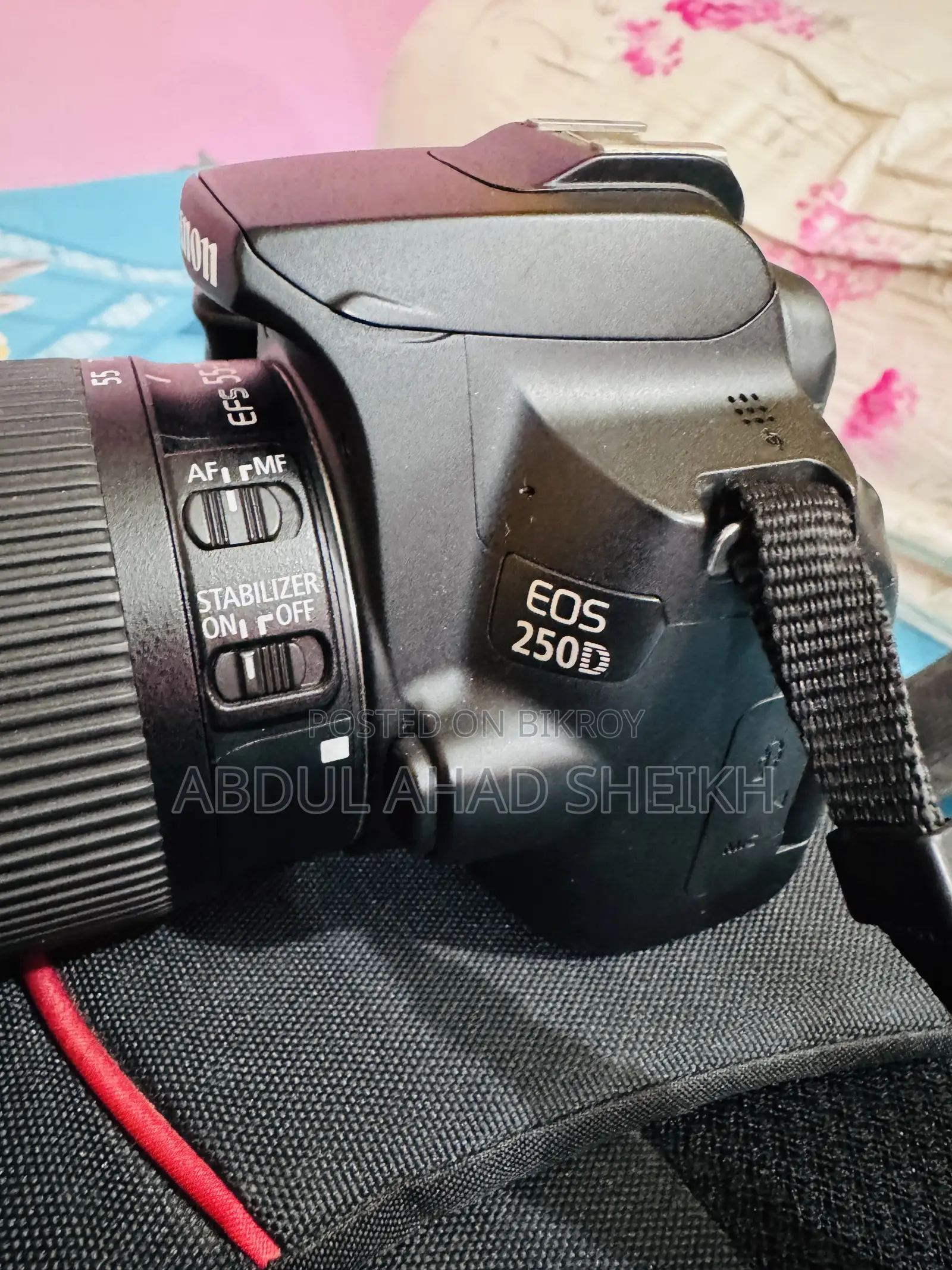 Canon Eos 250d + 55-250mm Zoom Lens for Sale