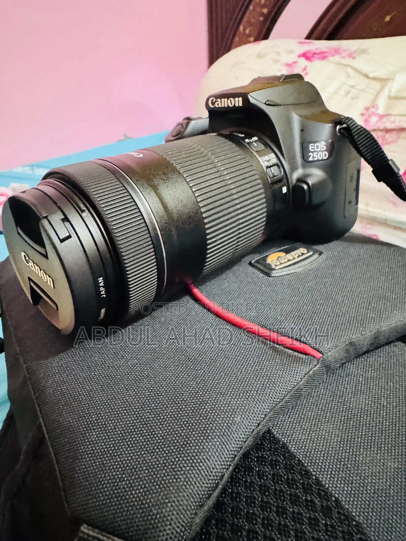 Canon Eos 250d + 55-250mm Zoom Lens for Sale