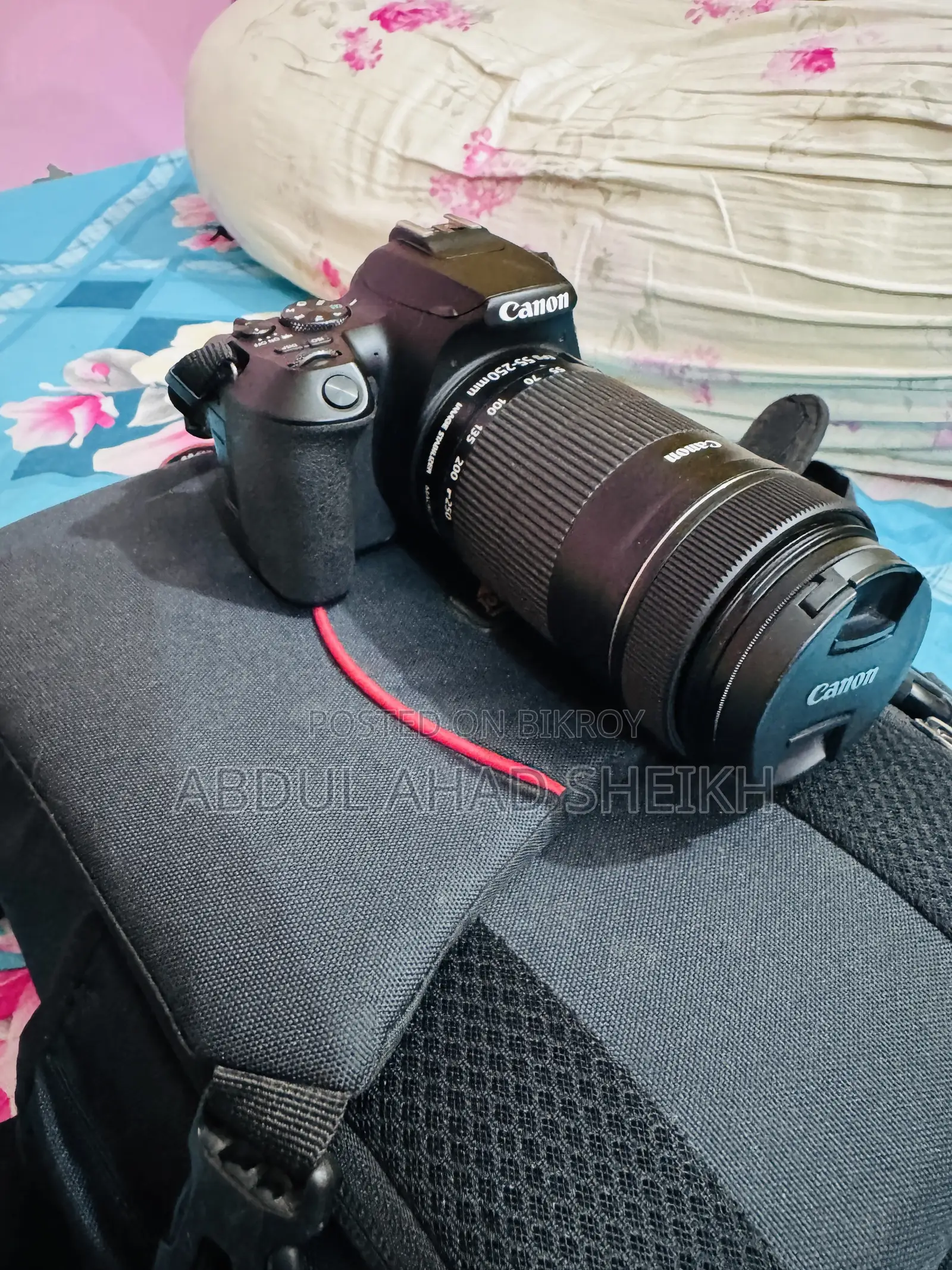 Canon Eos 250d + 55-250mm Zoom Lens for Sale