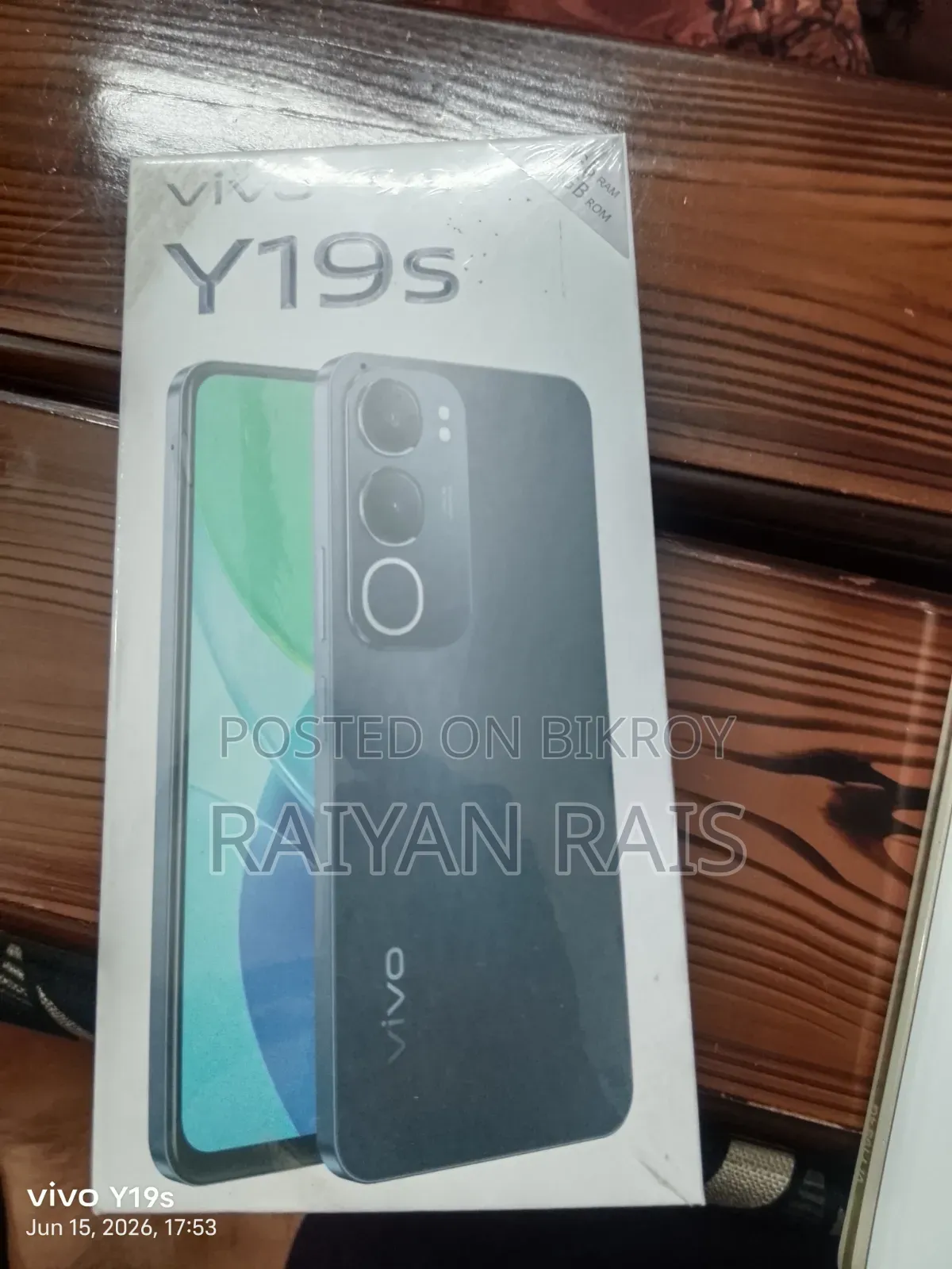 Vivo Y19s 128 GB Black