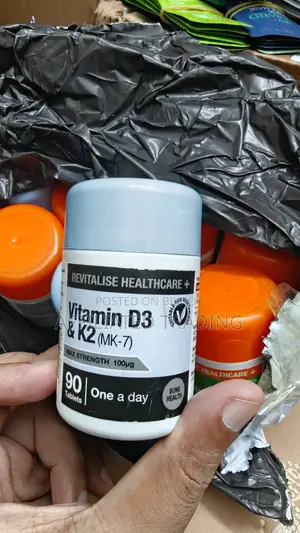 Revitalise Healthcare+ Vitamin D3 (Mk-7) 90 Tablets - Made in Uk