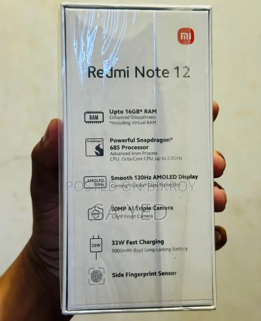 Xiaomi Redmi Note 12 256 GB Orange