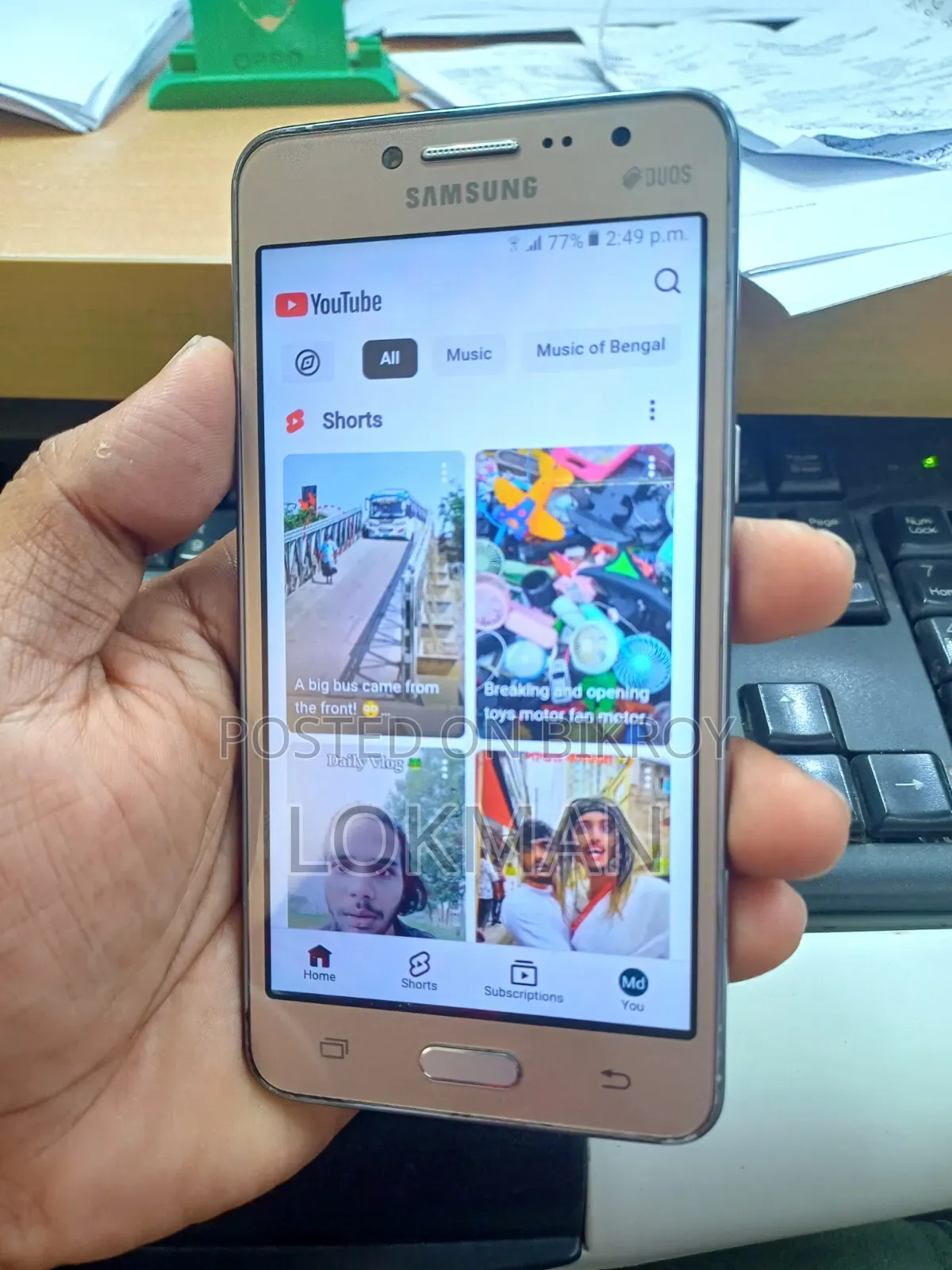 Samsung Galaxy Grand Prime Plus 8 GB Gold