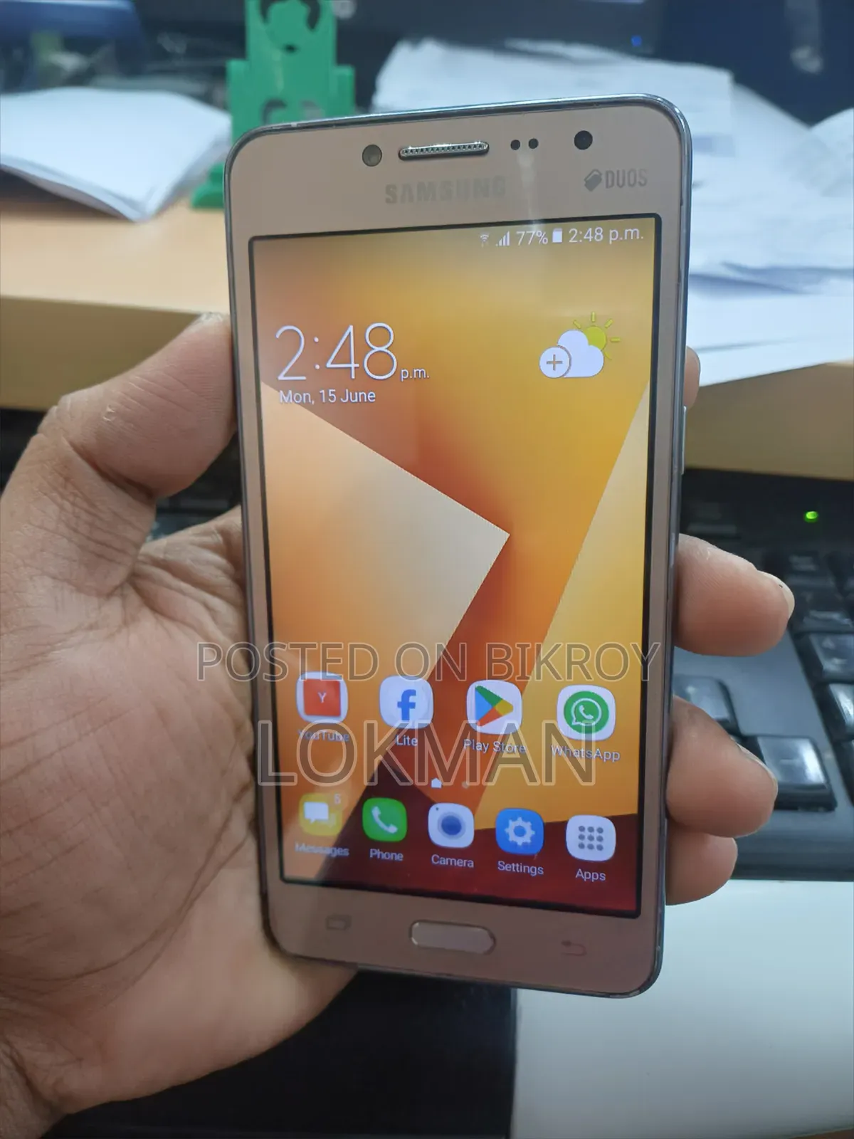 Samsung Galaxy Grand Prime Plus 8 GB Gold