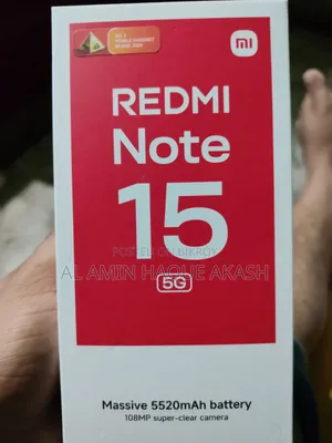 New Xiaomi Redmi 15 5G 256 GB Black