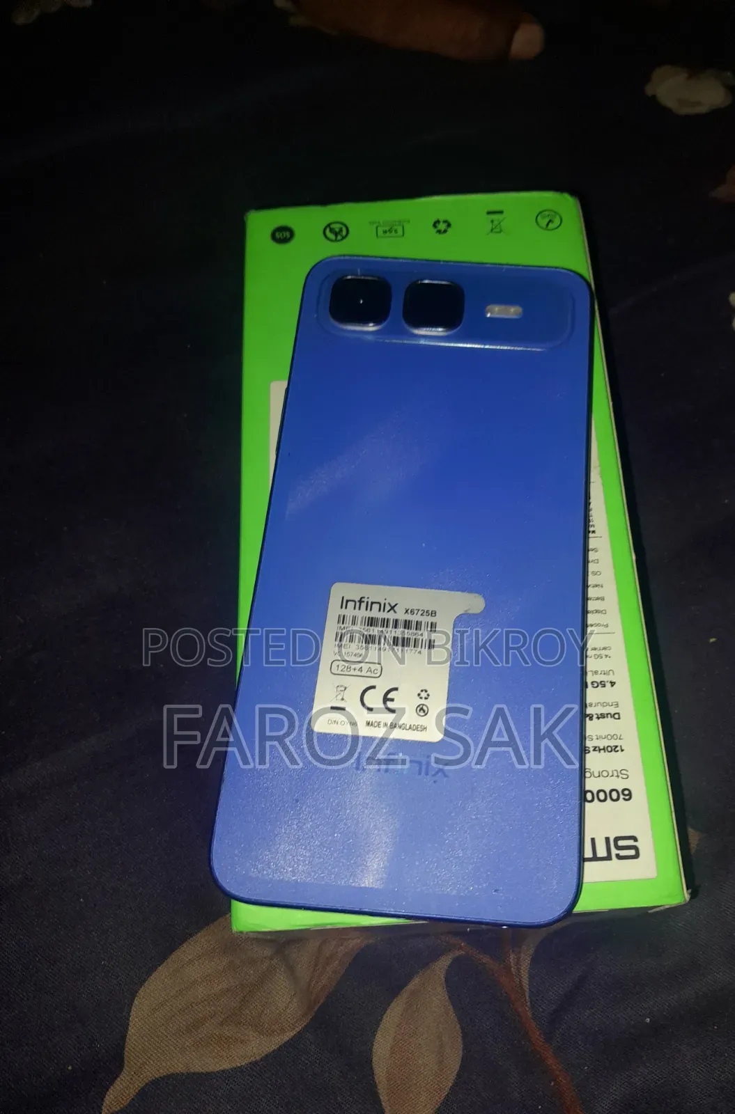 Infinix Smart 10 Plus 128 GB Blue